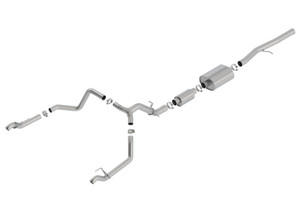 Upgrade Your Ride with Borla S-Type Cat-Back Exhaust System Kit | Aggressive Sound | T-304 Stainless Steel | Single Exhaust with Dual Split Rear Exit Upgrade Your Ride with Borla S-Type Cat-Back Exhaust System Kit | Aggressive Sound | T-304 Stainless Steel | Single Exhaust with Dual Split Rear Exit