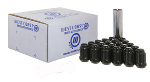 West Coast 6 Lug Wheel Installation Kit | 14x1.5 Thread | 60 Degree Conical | Acorn Design