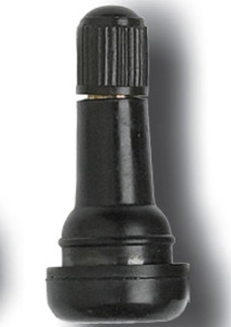 Highest Quality Straight Black Valve Stem Cap | Snap-In Mount, 65 PSI Max
