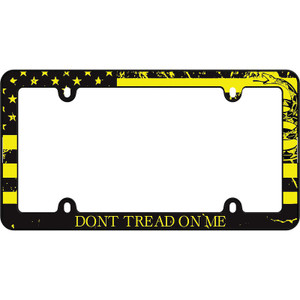 Cruiser License Plate Frame 23750 Powder Coated; Matte Black; Die Cast Metal