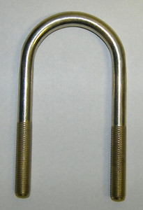 USA Made 4 Inch Length U Bolt | Zinc Plated | 3/8 Inch - 24 Thread Size USA Made 4 Inch Length U Bolt | Zinc Plated | 3/8 Inch - 24 Thread Size