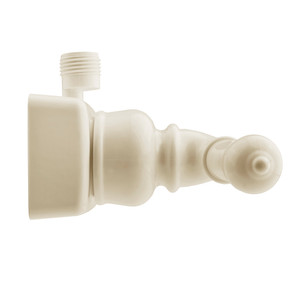 Dura Faucet Classic Series 2-Valve Shower Control Valve | Single Piece Wall Mount | Bisque Parchment, Plastic