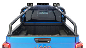 Custom 2020-2023 Gladiator JT Headache Rack | Stylish Bar Design | Black Powder Coated