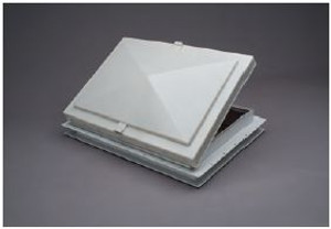 Heng's Industries Escape Hatch | Manual Opening for Fresh Air Ventilation | 13x20 | White Lid Heng's Industries Escape Hatch | Manual Opening for Fresh Air Ventilation | 13x20 | White Lid