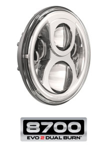 Upgrade Your Drive with J.W. Speaker 8700 Evolution 2 LED Headlight Assembly | Ultra-Bright, Dual Burn High Beam, DOT Approved