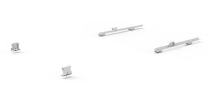 Secure Fit Holman Van Ladder Rack Mounting Hardware | Easy Install Steel Bolt-Ons Ford Transit-250, Transit-350, Transit-150