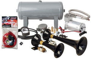 Kleinn ProBlaster | Dual Tone Air Horn Kit w/ Longest 15.5 Inch Trumpet | Made in USA Kleinn ProBlaster | Dual Tone Air Horn Kit w/ Longest 15.5 Inch Trumpet | Made in USA