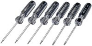Ultimate Comfort & Grip | Chrome Vanadium Steel Star Screwdriver Set - 6 Pieces