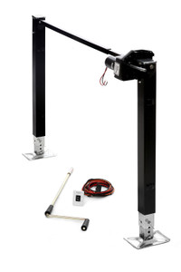 Stromberg Carlson Fifth Wheel Landing Gear | 5000lb Capacity, 21" Total Lift, Easy Install, Electric, Black Stromberg Carlson Fifth Wheel Landing Gear | 5000lb Capacity, 21" Total Lift, Easy Install, Electric, Black