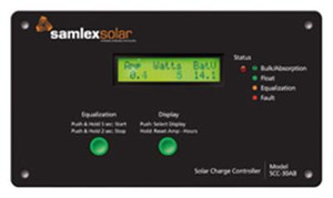 Efficient 30 Amp Battery Charger Controller | Pulse Width Modulation | 8 Profiles | Digital Display | Compatible with 12V/24V Batteries