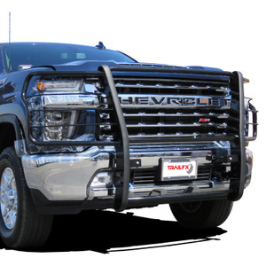 Enhance Your Chevrolet Silverado 3500 HD, 2500 HD with TFX Grille Guard | Powder Coated Steel with Brush Guard