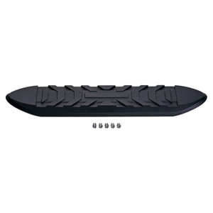 Durable TrailFX 4 Inch Oval Bar Step Pad | Easy Installation | Black | Single Replacement Part