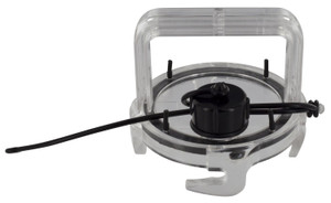 Valterra Sewer Waste Valve Cap | EZ Coupler with Bayonet Hooks | Clear Cap with Handle Valterra Sewer Waste Valve Cap | EZ Coupler with Bayonet Hooks | Clear Cap with Handle