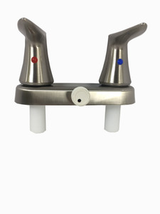 Phoenix 2-Valve Shower Control Valve | Catalina 4 Inch Brushed Nickel | 2 Lever Handles, Plastic Underbody Phoenix 2-Valve Shower Control Valve | Catalina 4 Inch Brushed Nickel | 2 Lever Handles, Plastic Underbody