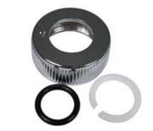 Brushed Nickel Faucet Spout Nut | Fits Phoenix/Catalina/Utopia | Tubular Style