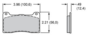 Upgrade Your Performance with Wilwood Brakes Brake Pads | High Performance Street Compound | Set of 4 Upgrade Your Performance with Wilwood Brakes Brake Pads | High Performance Street Compound | Set of 4