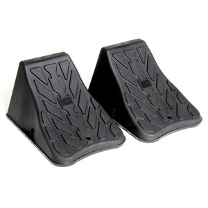 Reese Wheel Chock 7000100 Towpower; Black Plastic; Set of 2