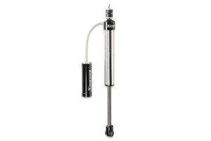 Fabtech Motorsports Shock Absorber FTS800752 Dirt Logic 2.25; Nitrogen And Oil Charged; With Remote Reservoir; One Year Warranty; Non Adjustable 60 Percent Compression/40 Percent Rebound Valving; Without Shock Absorber Boots; Stainless Steel/Black