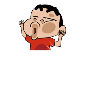 Crayon Shin-Chan Vinyl Car Decal Sticker – Waterproof & UV-Resistant (4.72" x 4.72")