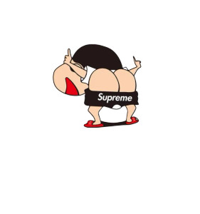 Crayon Shin-Chan Left Vinyl Car Decal Sticker – Waterproof & UV-Resistant (7.87" x 7.87")