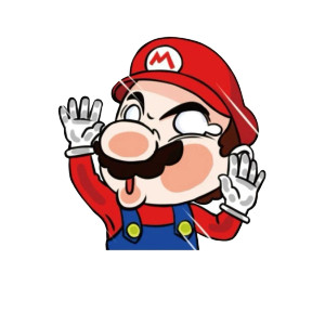 Mario Vinyl Car Decal Sticker – Waterproof & UV-Resistant (4.72" x 4.72")