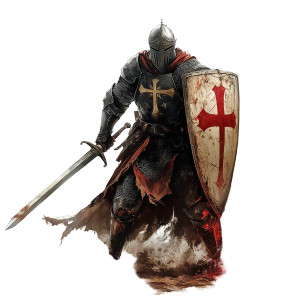 Christian Knight Demonic Forces Vinyl Car Decal Sticker – Waterproof & UV-Resistant 4.0" Christian Knight Demonic Forces Vinyl Car Decal Sticker – Waterproof & UV-Resistant 4.0"