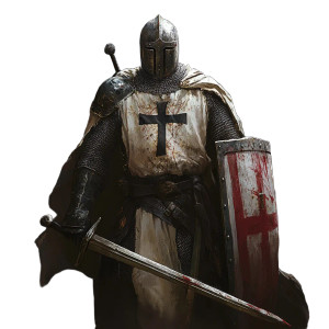 Templar Knight Sword Shield Vinyl Car Decal Sticker – Waterproof & UV-Resistant 4.0" Templar Knight Sword Shield Vinyl Car Decal Sticker – Waterproof & UV-Resistant 4.0"