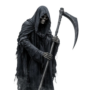 Death Scythe Portrait Attack Vinyl Car Decal Sticker – Waterproof & UV-Resistant 4.0" Death Scythe Portrait Attack Vinyl Car Decal Sticker – Waterproof & UV-Resistant 4.0"