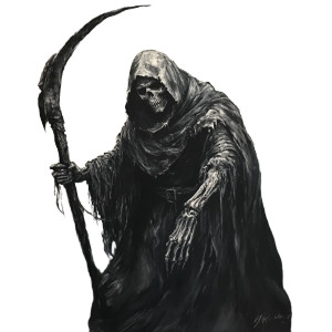 Grim Reaper Vinyl Car Decal Sticker – Waterproof & UV-Resistant 4.0" Grim Reaper Vinyl Car Decal Sticker – Waterproof & UV-Resistant 4.0"