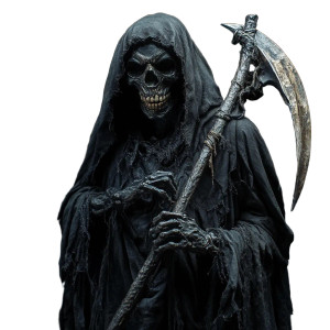 Scary Grim Reaper Vinyl Car Decal Sticker – Waterproof & UV-Resistant 4.0" Scary Grim Reaper Vinyl Car Decal Sticker – Waterproof & UV-Resistant 4.0"