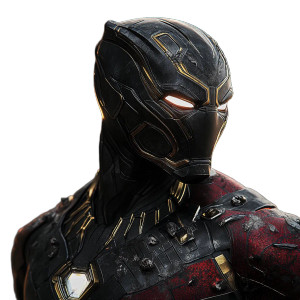 Iron Man Black Panther Vinyl Car Decal Sticker – Waterproof & UV-Resistant 4.0"