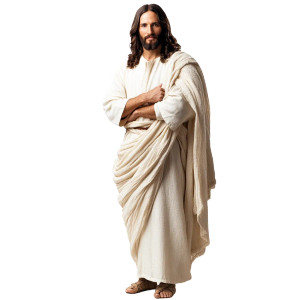 Jesus Full Body Vinyl Car Decal Sticker – Waterproof & UV-Resistant 4.0"