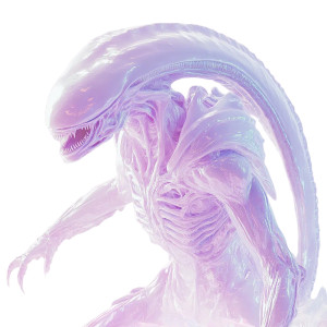 Abstract White Xenomorph Dreamy Vinyl Car Decal Sticker – Waterproof & UV-Resistant 4.0" Abstract White Xenomorph Dreamy Vinyl Car Decal Sticker – Waterproof & UV-Resistant 4.0"