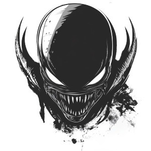 Alien Angry Face Monocolor Vinyl Car Decal Sticker – Waterproof & UV-Resistant 4.0" Alien Angry Face Monocolor Vinyl Car Decal Sticker – Waterproof & UV-Resistant 4.0"