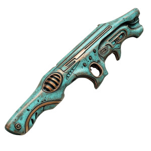 Alien Weapon White Background Vinyl Car Decal Sticker – Waterproof & UV-Resistant 4.0"