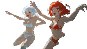 Anime Girls Beach Play Vinyl Car Decal Sticker – Waterproof & UV-Resistant 7.14" Anime Girls Beach Play Vinyl Car Decal Sticker – Waterproof & UV-Resistant 7.14"