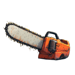 Chainsaw Illustration Vinyl Car Decal Sticker – Waterproof & UV-Resistant 4.0" Chainsaw Illustration Vinyl Car Decal Sticker – Waterproof & UV-Resistant 4.0"