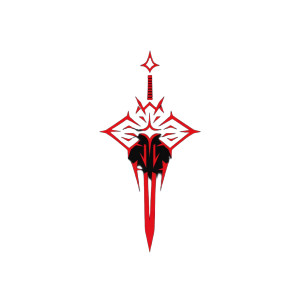Chaos Crosses Swords Logo Vinyl Car Decal Sticker – Waterproof & UV-Resistant 4.0"