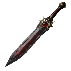 Cursed Dnd Glaive Vinyl Car Decal Sticker – Waterproof & UV-Resistant 4.0"