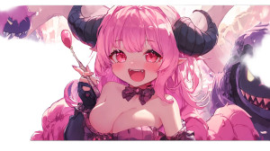 Cute Chubby Demon Girl Vinyl Car Decal Sticker – Waterproof & UV-Resistant 7.14" Cute Chubby Demon Girl Vinyl Car Decal Sticker – Waterproof & UV-Resistant 7.14"