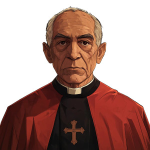 Elderly Hispanic Priest Anime Vinyl Car Decal Sticker – Waterproof & UV-Resistant 4.0" Elderly Hispanic Priest Anime Vinyl Car Decal Sticker – Waterproof & UV-Resistant 4.0"