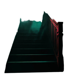 Haunted Stairs Cinematic Light Vinyl Car Decal Sticker – Waterproof & UV-Resistant 4.0" Haunted Stairs Cinematic Light Vinyl Car Decal Sticker – Waterproof & UV-Resistant 4.0"