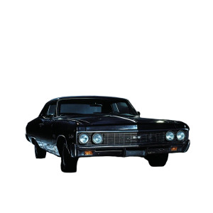 Impala 1967 Black Ghost Vinyl Car Decal Sticker – Waterproof & UV-Resistant 4.0"