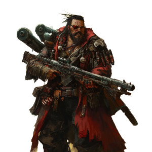 Mercenary Weapons Bounty Hunter Vinyl Car Decal Sticker – Waterproof & UV-Resistant 4.0"