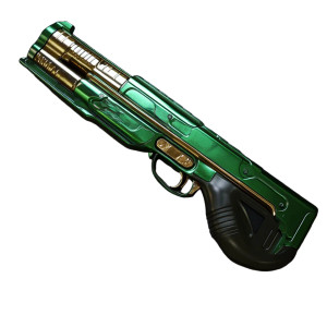 Metallic Green Shotgun Vinyl Car Decal Sticker – Waterproof & UV-Resistant 4.0"