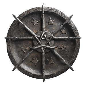 Pentacle Blades Vessel Rods Vinyl Car Decal Sticker – Waterproof & UV-Resistant 4.0"