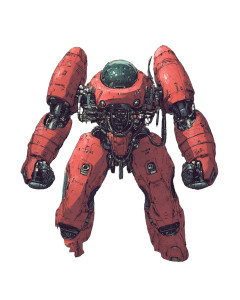 Red Zaku Construction Vinyl Car Decal Sticker – Waterproof & UV-Resistant 4.0" Red Zaku Construction Vinyl Car Decal Sticker – Waterproof & UV-Resistant 4.0"