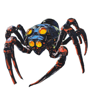 Robotic Spider Normal Spiders Vinyl Car Decal Sticker – Waterproof & UV-Resistant 4.0" Robotic Spider Normal Spiders Vinyl Car Decal Sticker – Waterproof & UV-Resistant 4.0"