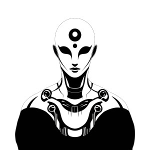 Sci Fi Robot Space Logo Vinyl Car Decal Sticker – Waterproof & UV-Resistant 4.0" Sci Fi Robot Space Logo Vinyl Car Decal Sticker – Waterproof & UV-Resistant 4.0"