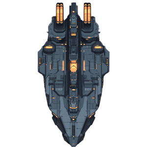 Space Battleship Sprite Vinyl Car Decal Sticker – Waterproof & UV-Resistant 4.0" Space Battleship Sprite Vinyl Car Decal Sticker – Waterproof & UV-Resistant 4.0"